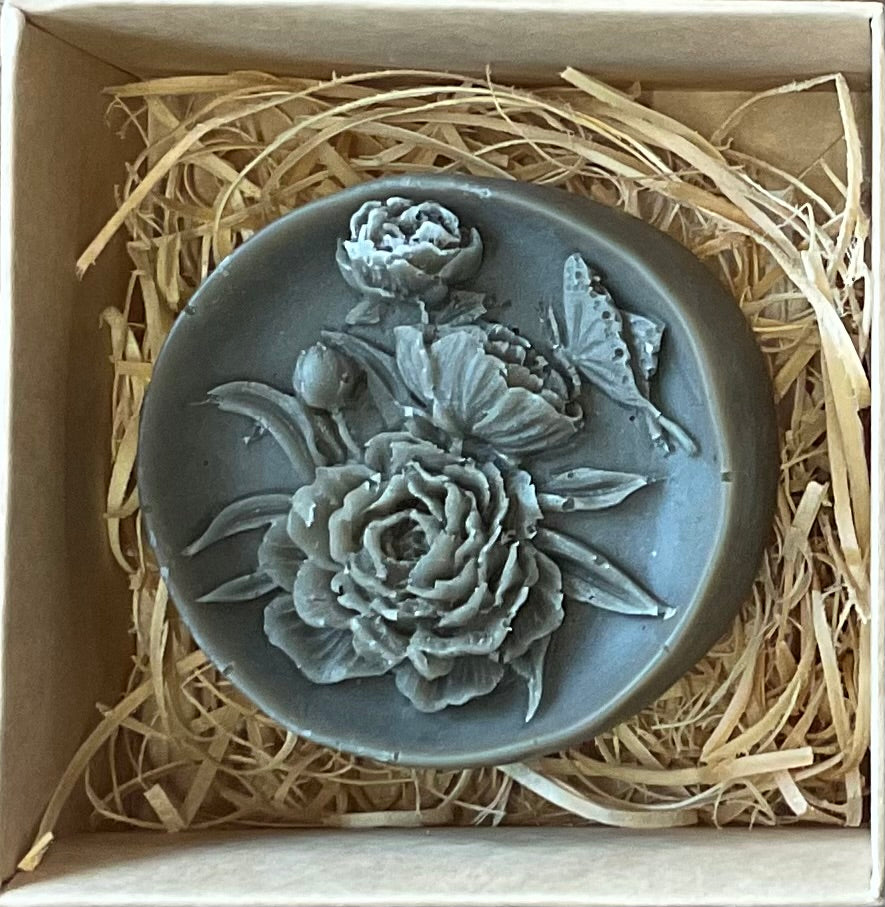 Happy Poppy Skin - Dead Sea Mud & Oak Moss Soap