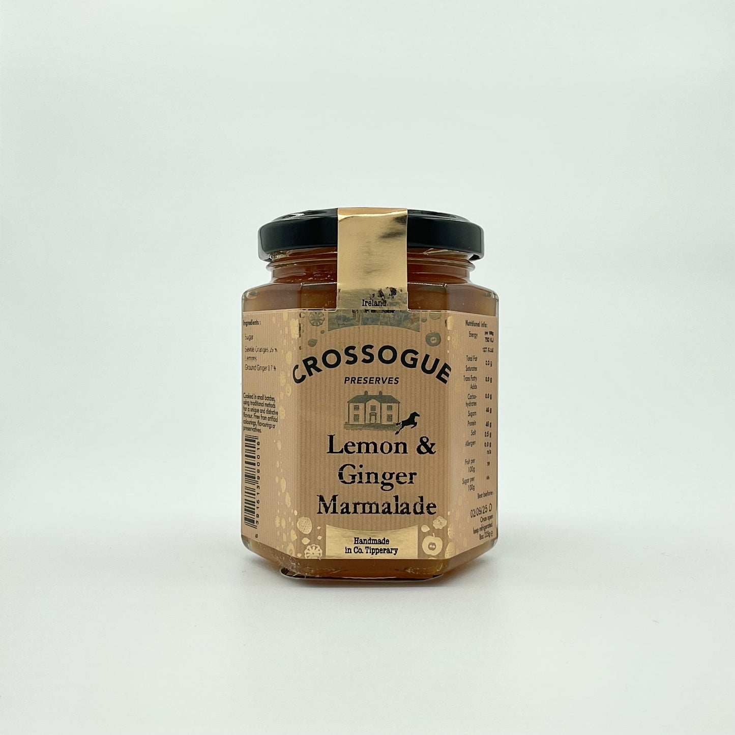 Crossogue Lemon and Ginger Marmalade 225g