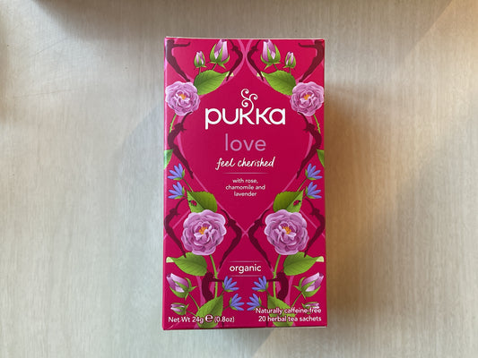 Pukka Love Rose Chamomile and Lavender Tea