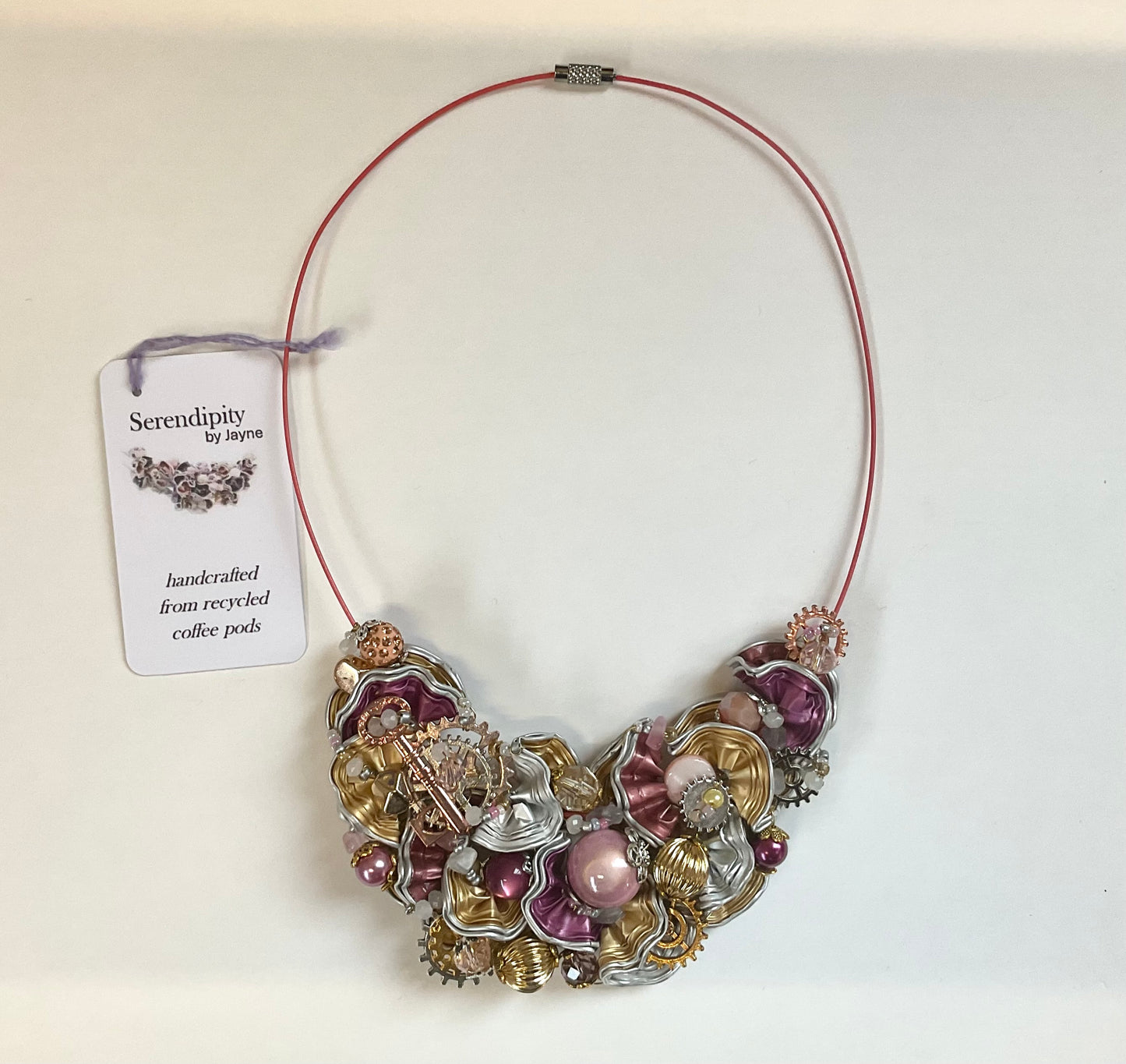 Handcrafted Pink Necklace
