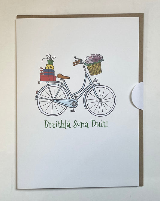 “Breithlá Sona Duit!” (Happy Birthday) Bike Card
