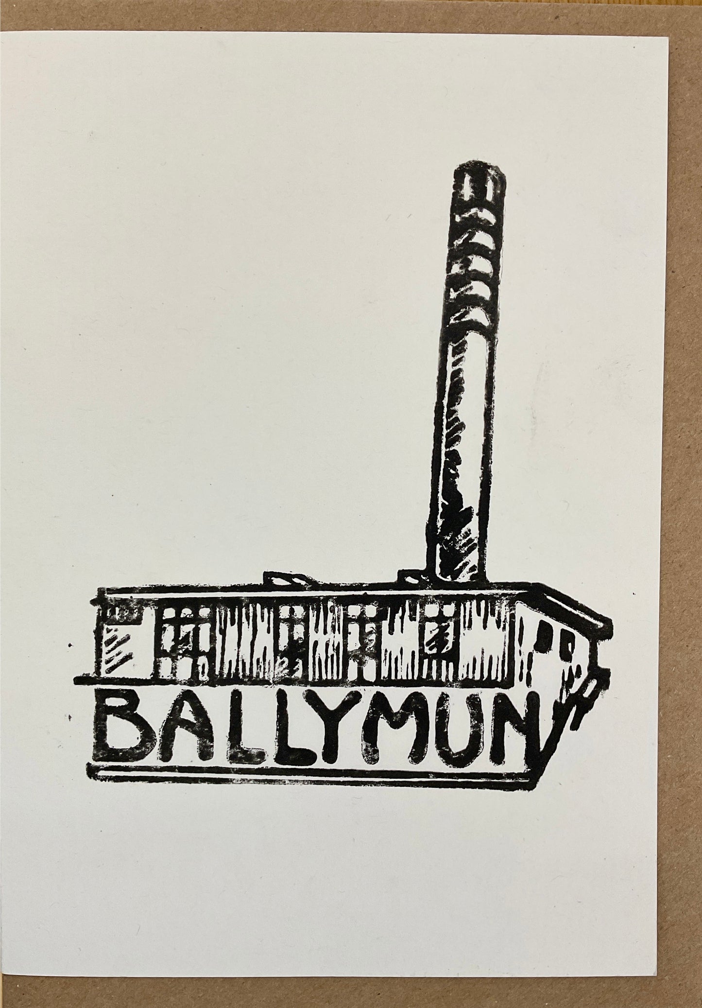 Ballymun Cards - Hand printed