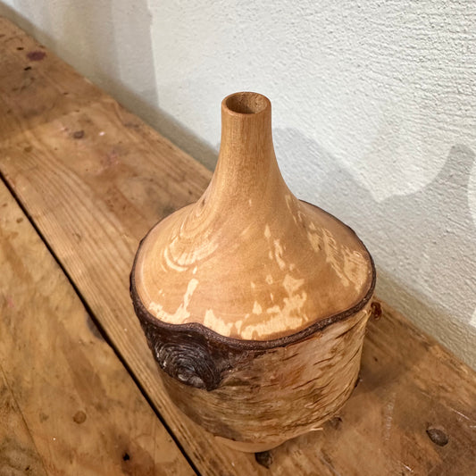 Three Sister's Wood Vase