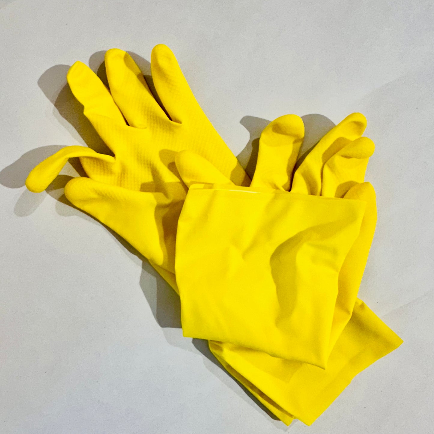 Fair Zone Yellow Rubber Gloves - M