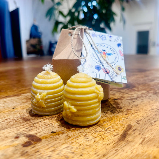 Hanna's Bees Homemade Beeswax Candles- Gift set