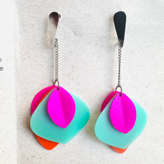 World Design Carol Barreto Recycled Shampoo Bottle Earrings