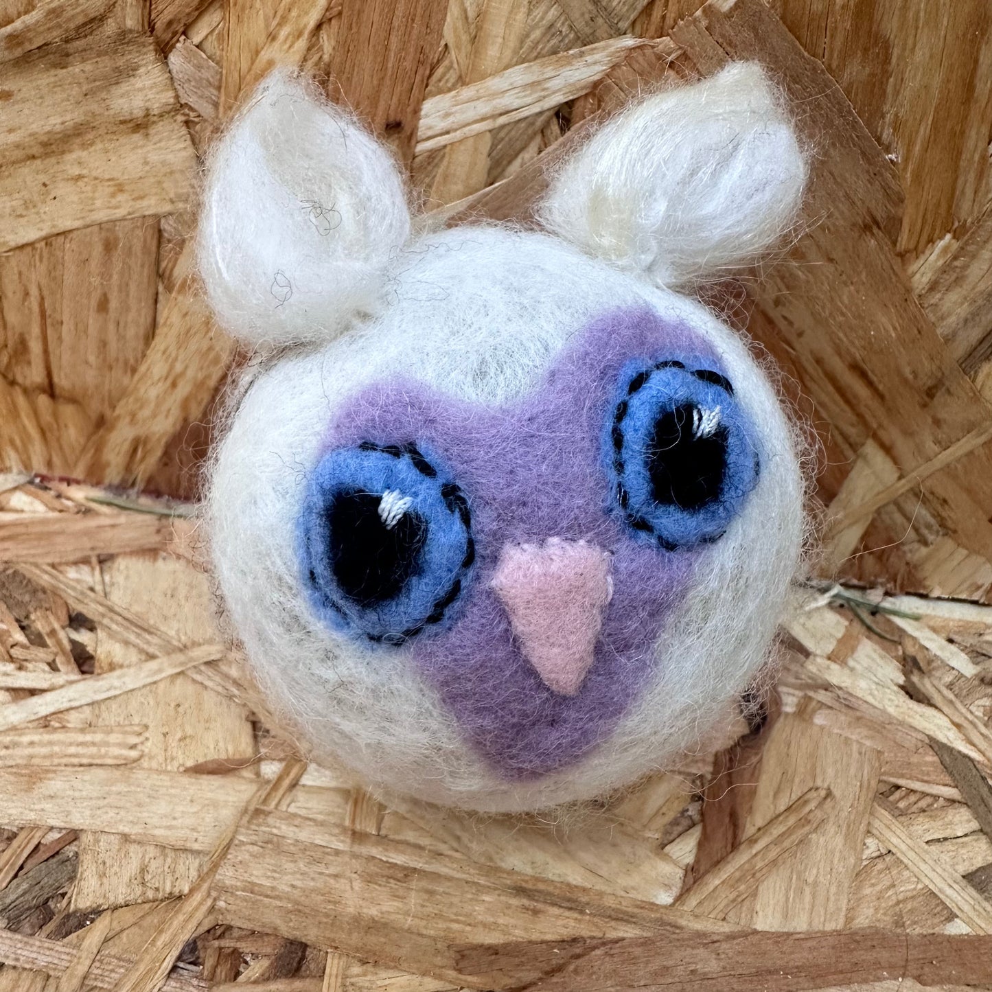 Three Sisters Felted Owls