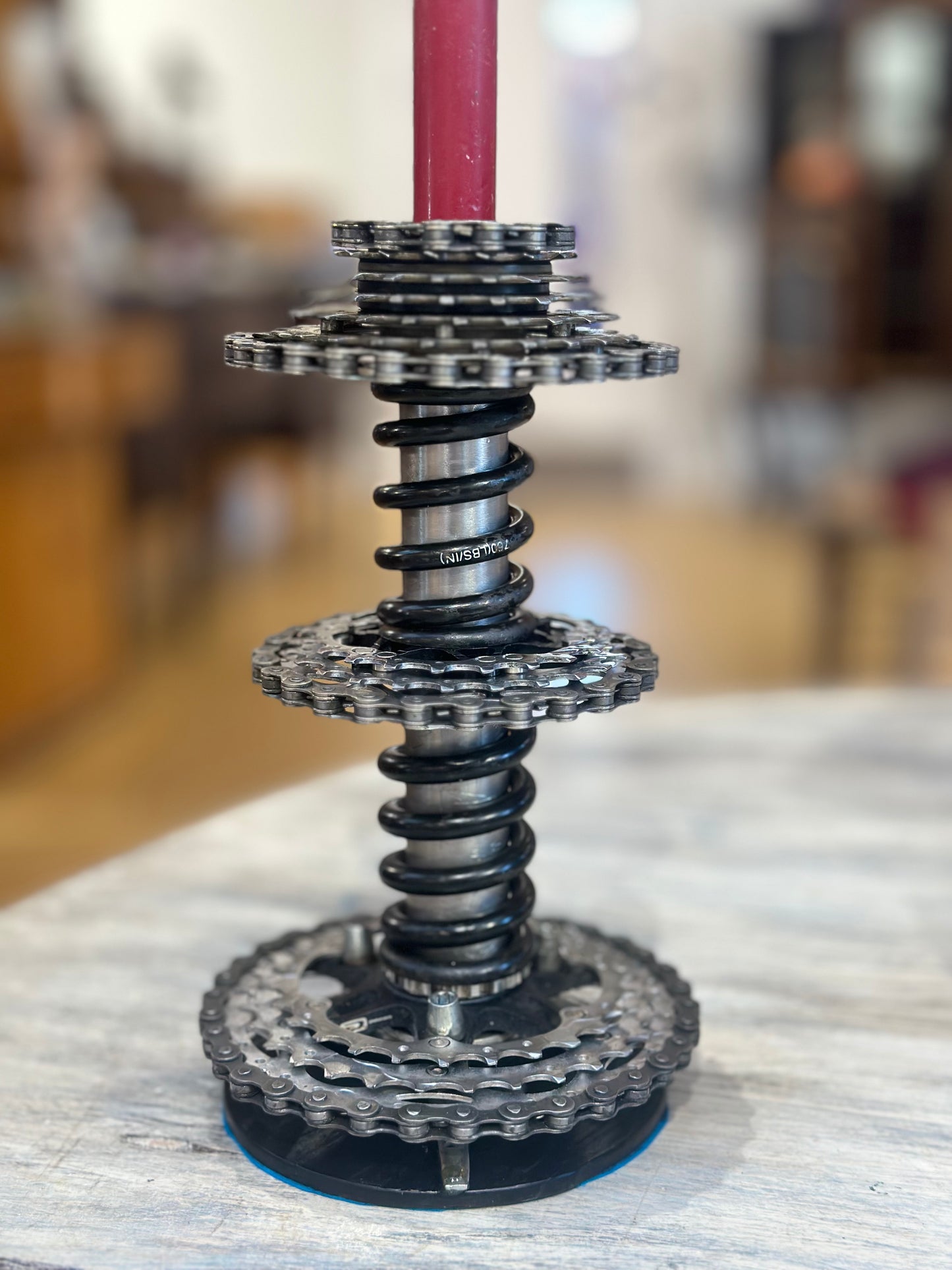 RDC Cycling Upcycled Candle Holder - Triple Sprocket