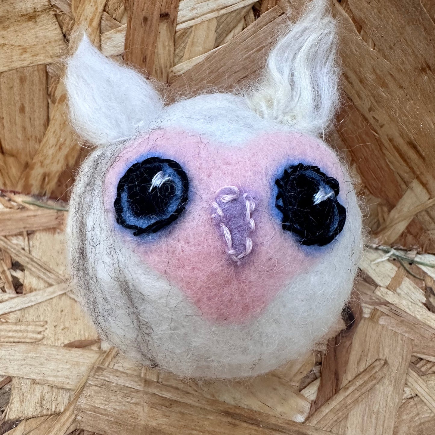 Three Sisters Felted Owls