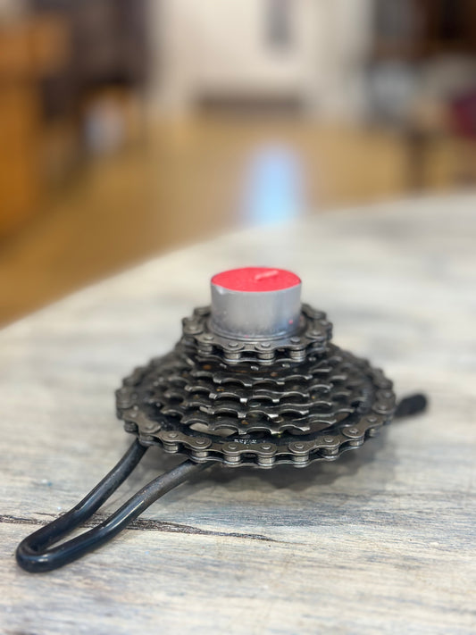 RDC Cycling Upcycled Candle Holder