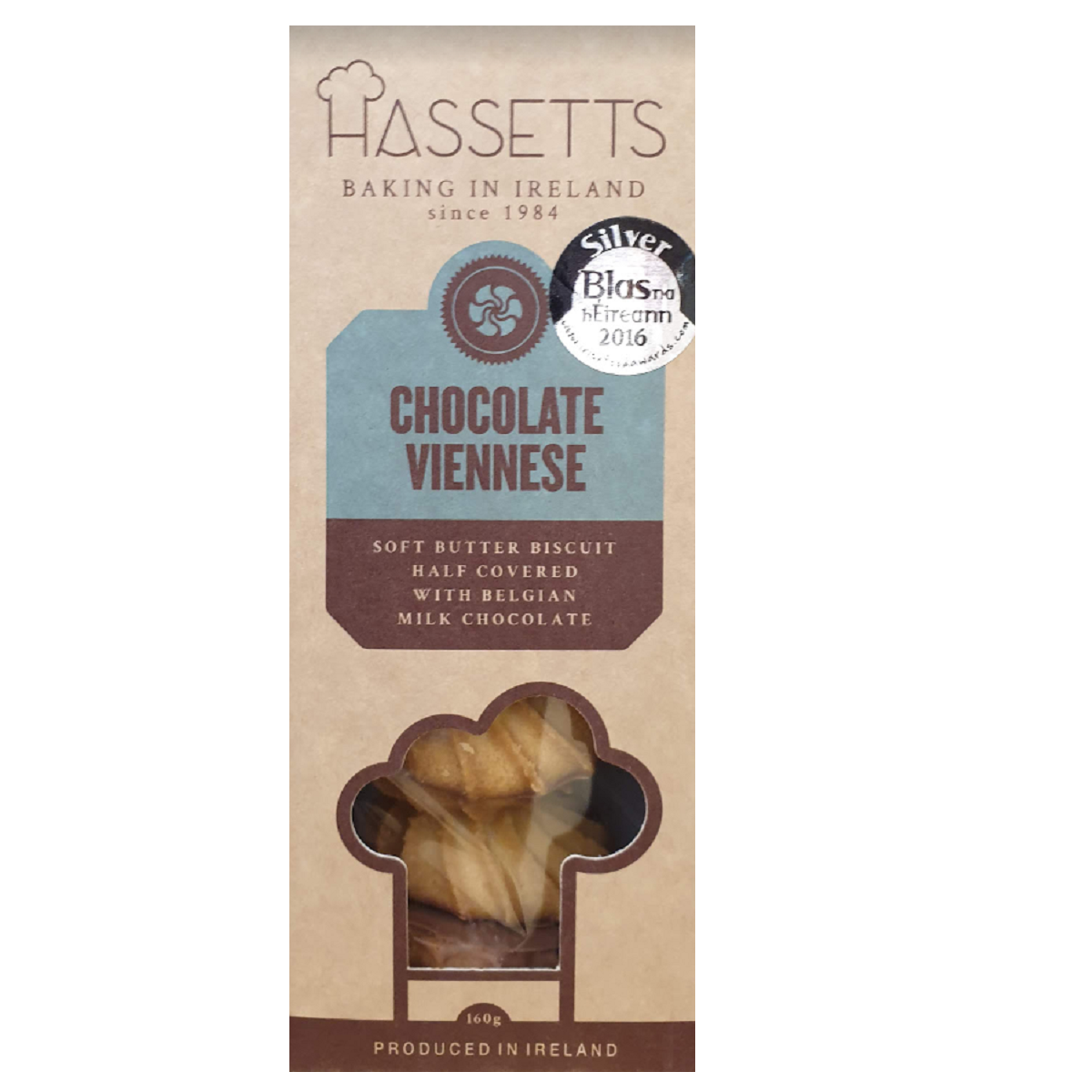 Hassetts Chocolate Viennese packaging on a white background