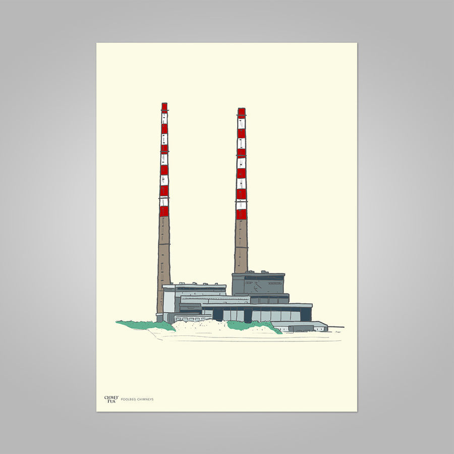 Poolbegs Chimneys Card