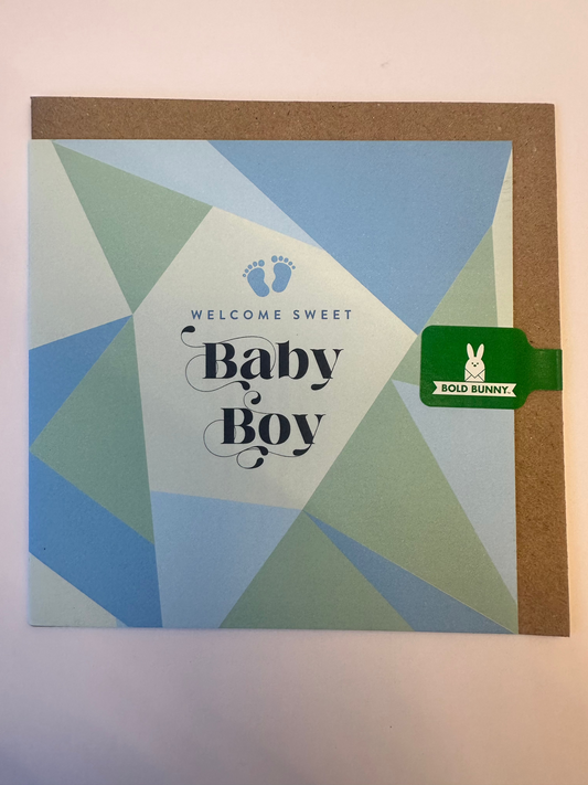 Bold Bunny Cards - Baby Boy