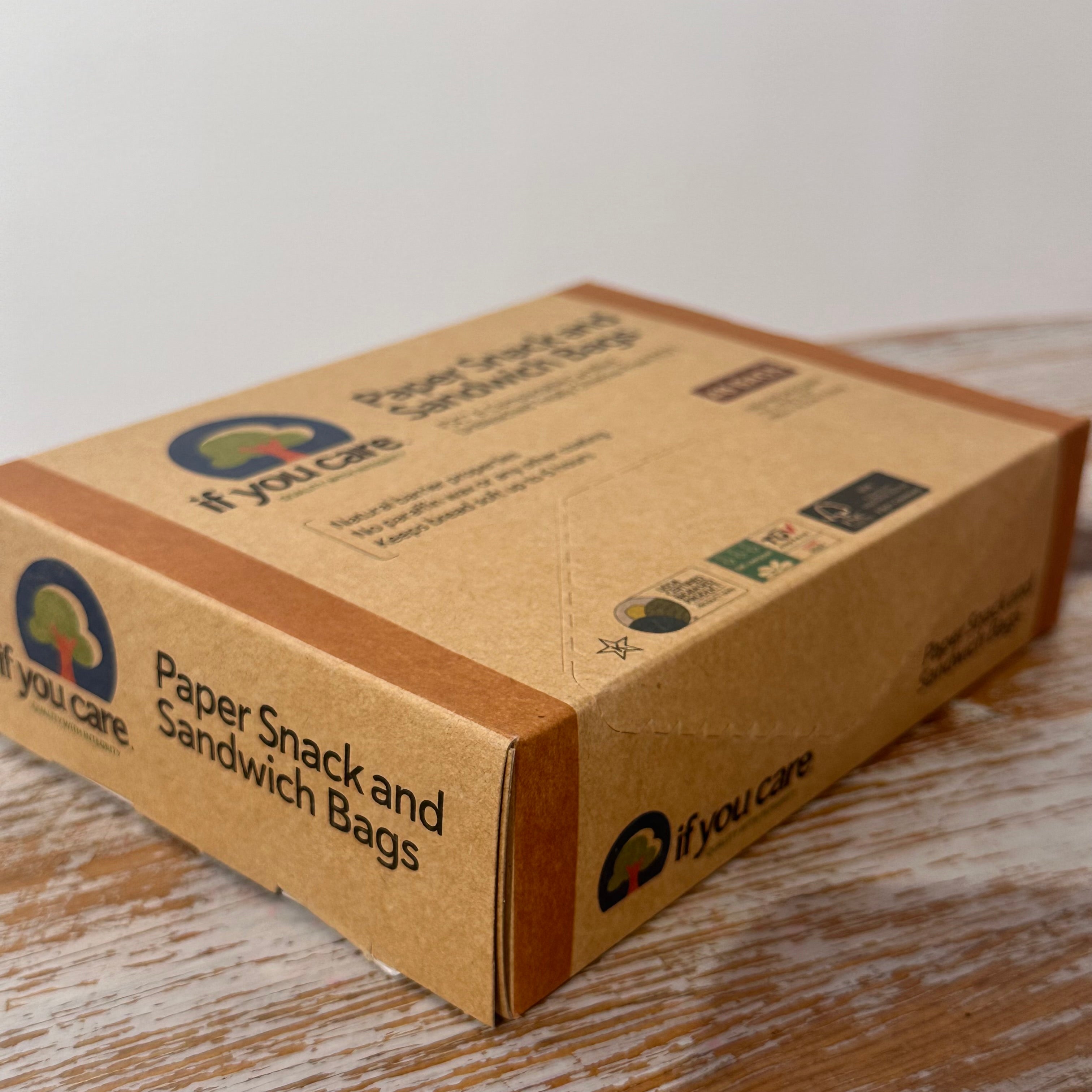 If You Care - Paper Snack and Sandwich Bags - 48 Pack