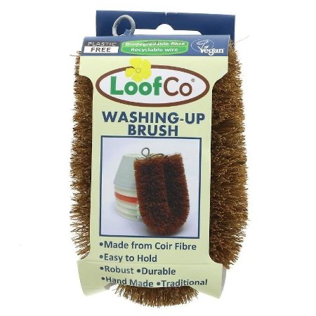 LootCo washing-up brush with packaging on a white background
