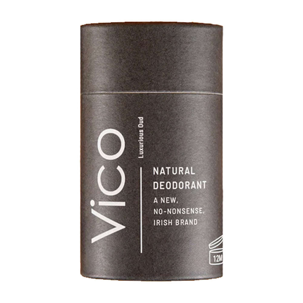 VICO natural deodorant stick on a white background
