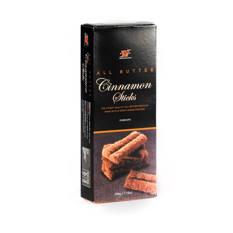 Box of All Butter Cinnamon Sticks on a white background