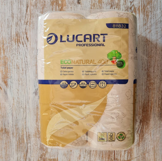 Lucart Recycled Toilet Paper 6 pack