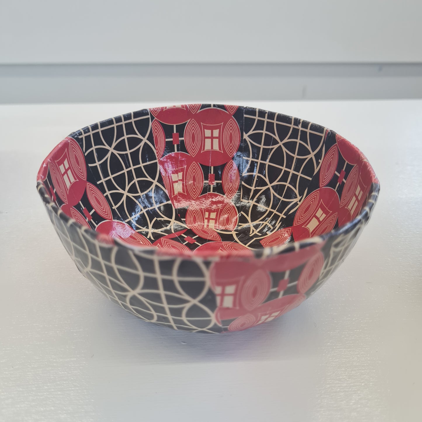 World Design Embrace Collective Paper Mache Bowls - Red