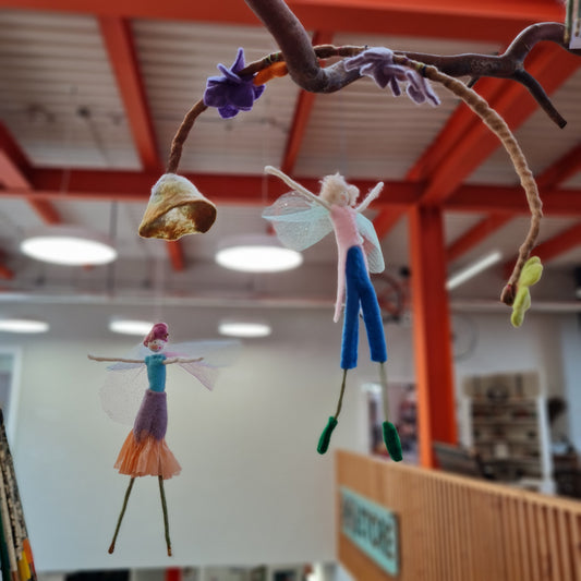 Three Sister's Felted Mobiles