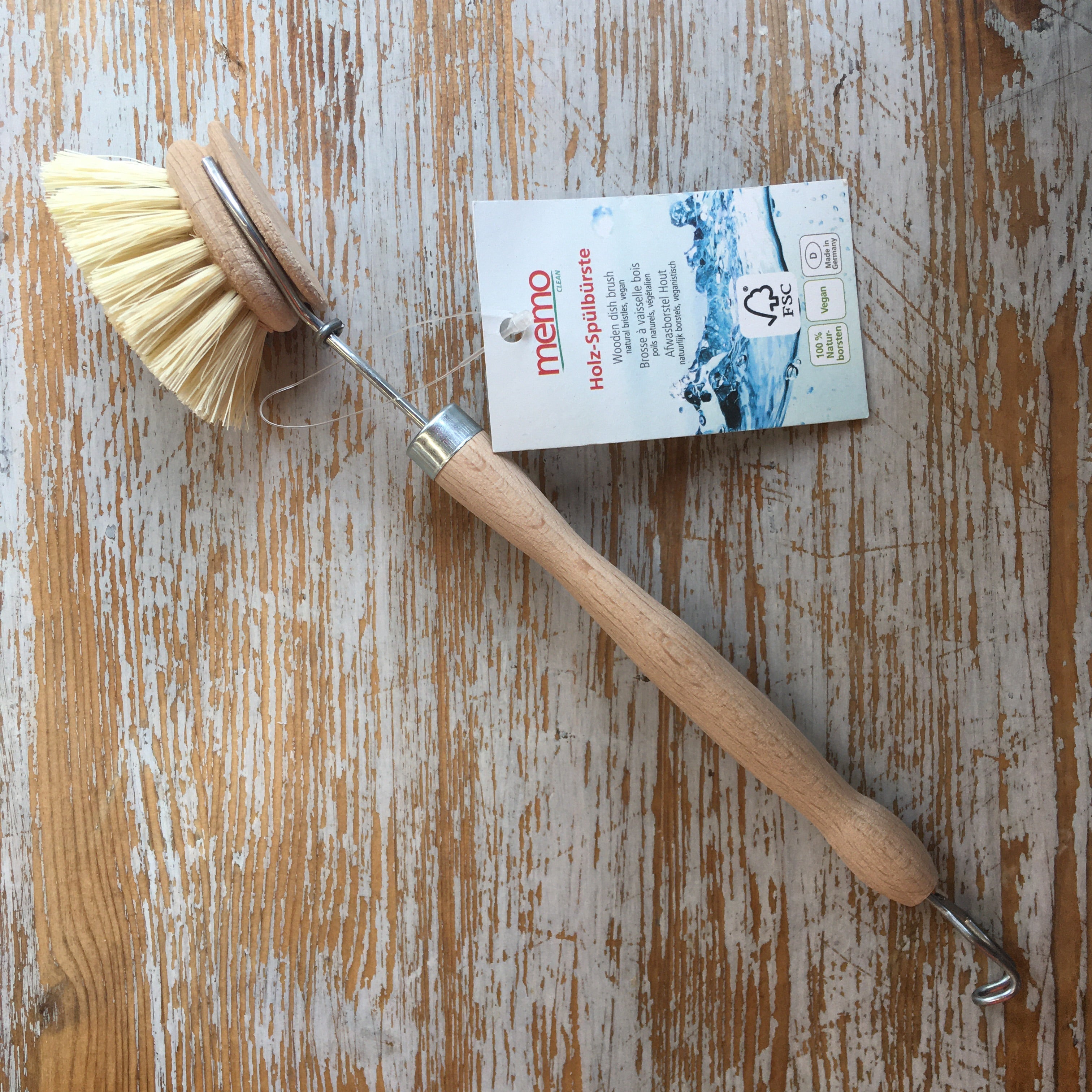 Memo - Wooden Dish Brush / Brush Heads